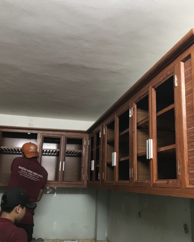Công trình thi công tủ bếp