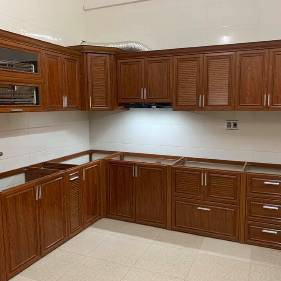 Tủ Bếp Nhôm Hiện Đại
