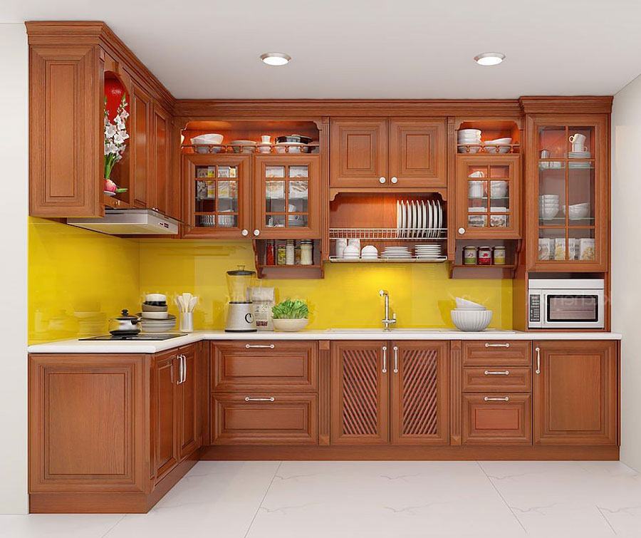 Kính ốp tường bếp
